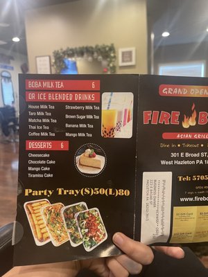 Menu photo 3 Fire Bowl West Hazleton, PA
