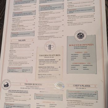 Twisted Tavern - Menu front - American Near Me - Arnold, Missouri