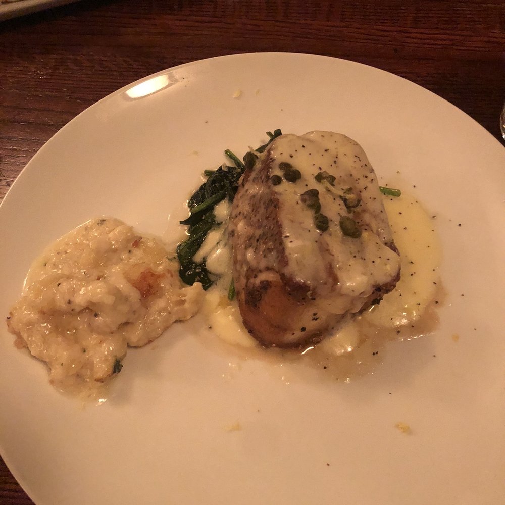 Chilean sea bass. Truffle Mac and Cheese Chilean sea bass. Truffle Mac and Cheese
