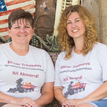 Boxcar Treasures - Owners of Boxcar Treasures, Carol Riggan and Jodie Schimke - Antiques Near Me - Crawfordsville, Iowa Boxcar Treasures - Owners of Boxcar Treasures, Carol Riggan and Jodie Schimke - Antiques Near Me - Crawfordsville, Iowa