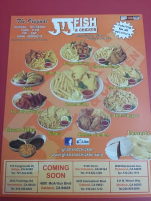 Menu photo 6 JJ Fish & Chicken Vallejo, CA