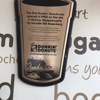 Dunkin' - Backstory - Coffee & Tea Near Me - Quincy, Massachusetts Dunkin' - Backstory - Coffee & Tea Near Me - Quincy, Massachusetts