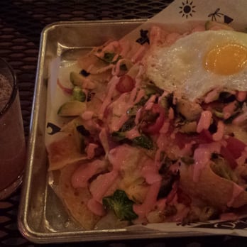 Diego Pops - Brussels Sprouts Nachos and Watermelon Mint Margarita. Yum - Cocktail Bars Near Me - Scottsdale, Arizona Diego Pops - Brussels Sprouts Nachos and Watermelon Mint Margarita. Yum - Cocktail Bars Near Me - Scottsdale, Arizona