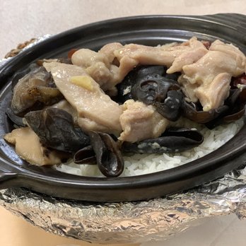 Pacific Plaza - Boneless chicken with mushroom & fungus rice hot pot $11.75. from Big Chef Kitchen北菇滑雞飯 - Shopping Centers Near Me - Richmond, British Columbia