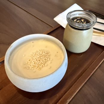 Akami Sushi - Shio koji ice cream and hojicha purin - Japanese Near Me - North Hollywood, California