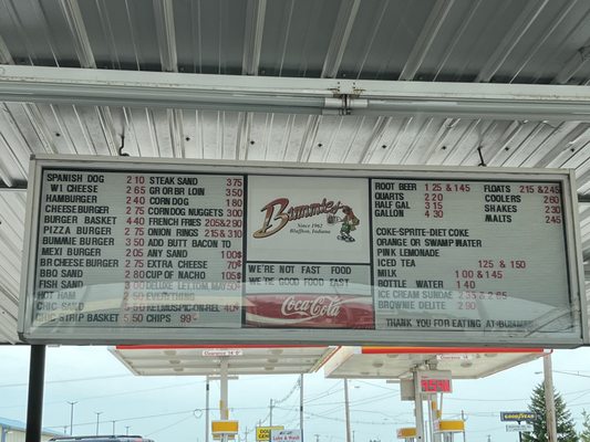 Menu photo 2 Bummie's Bluffton, IN
