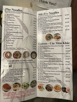 Menu photo 3 Pho Noodles Phoenix, AZ