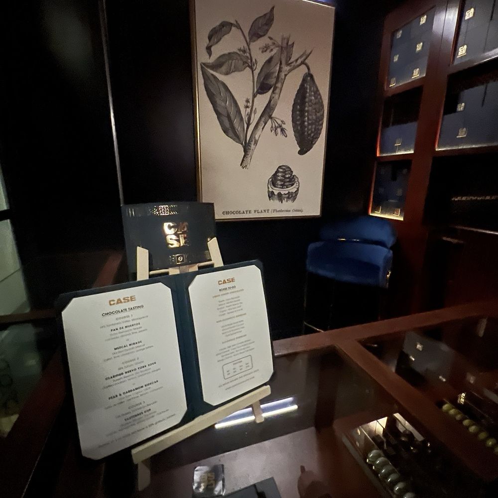 CASE Chocolates - Entrance chocolate case - Speakeasies Near Me - Houston, Texas
