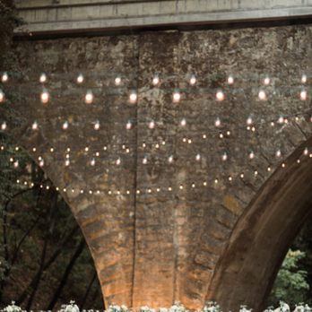 Bay Area Event Lights - Market lights over the tables - Party Equipment Rentals Near Me - Campbell, California