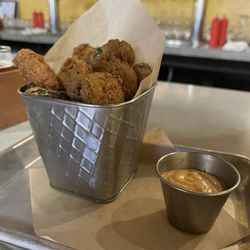 OCC Brewing - Happy hour fried pickles