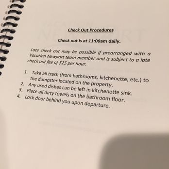 East Island Reserve Hotel - Check out policy. Take out your trash. - Hotels Near Me - Middletown, Rhode Island