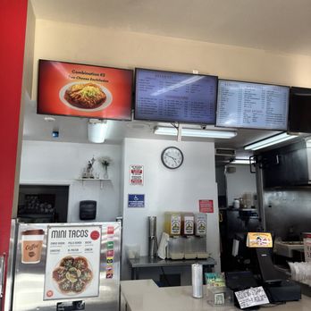 Sabrosada - Wide view of menu and cashier station - Mexican Near Me - Stanton, California