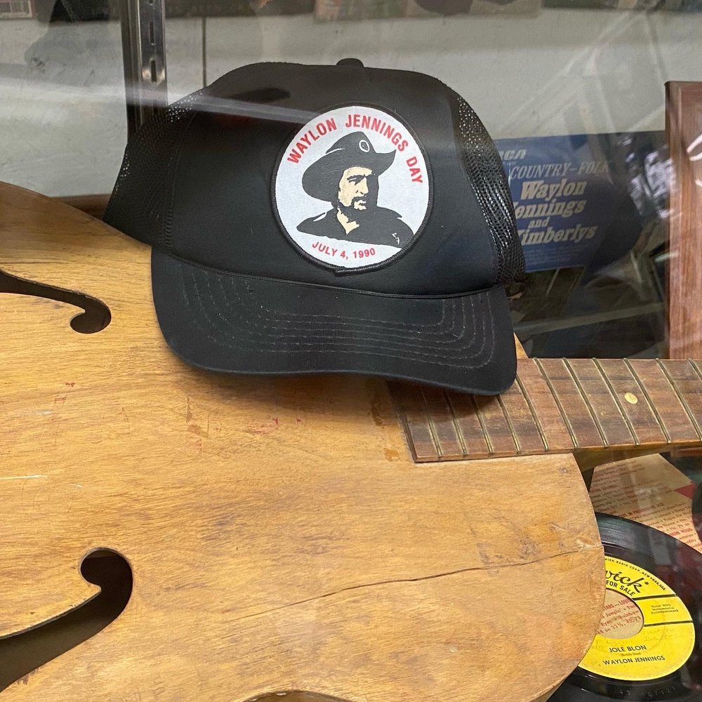 Waymores - Cool hat with Jennings's first guitar 11/24/21 - Beer, Wine & Spirits Near Me - Littlefield, Texas Waymores - Cool hat with Jennings's first guitar 11/24/21 - Beer, Wine & Spirits Near Me - Littlefield, Texas