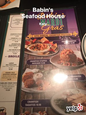 Menu photo 6 Babin's Seafood House Katy, TX Menu photo 6 Babin's Seafood House Katy, TX
