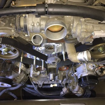 Toyo Techs - 2UZ V8 timing belt on a 2002 Sequoia - Auto Repair Near Me - Omaha, Nebraska Toyo Techs - 2UZ V8 timing belt on a 2002 Sequoia - Auto Repair Near Me - Omaha, Nebraska