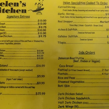 Helen's Kitchen - Full menu - Caribbean Near Me - Houston, Texas Helen's Kitchen - Full menu - Caribbean Near Me - Houston, Texas