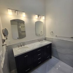 MACC Construction - We removed a bathtub and installed a vanity
