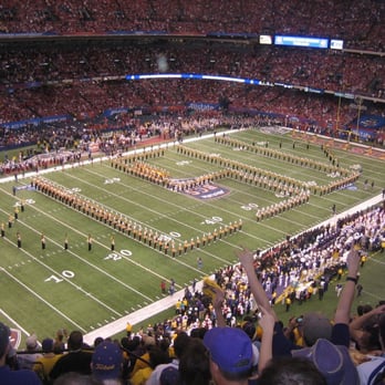 Caesars Superdome - 2008 BCS Champ Game - LSU vs Ohio St - Stadiums & Arenas Near Me - New Orleans, Louisiana Caesars Superdome - 2008 BCS Champ Game - LSU vs Ohio St - Stadiums & Arenas Near Me - New Orleans, Louisiana