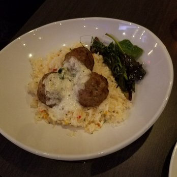 The Dark Room - Lamb meatballs with sub rice - Wine Bars Near Me - Saint Louis, Missouri