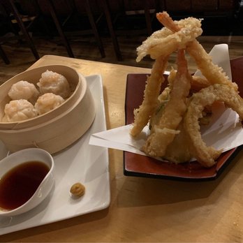 Kamehachi - Ebi Shumai; Shrimp & Veggie Tempura - Sushi Bars Near Me - Chicago, Illinois Kamehachi - Ebi Shumai; Shrimp & Veggie Tempura - Sushi Bars Near Me - Chicago, Illinois