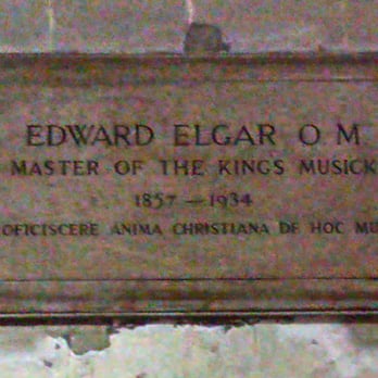 Worcester Cathedral - Memorial to Sir Edward Elgar, Worcester Cathedral - Churches Near Me - Worcester, WOR