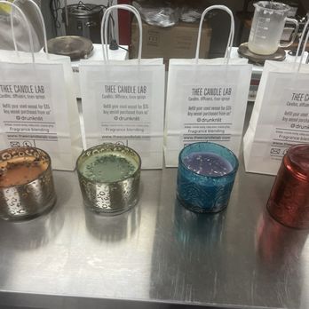 Thee Candle Lab - Candles we made. - Team Building Activities Near Me - Tustin, California Thee Candle Lab - Candles we made. - Team Building Activities Near Me - Tustin, California
