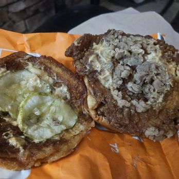 Popeyes Louisiana Kitchen - Discolored chicken - Fast Food Near Me - Taylor, Michigan Popeyes Louisiana Kitchen - Discolored chicken - Fast Food Near Me - Taylor, Michigan