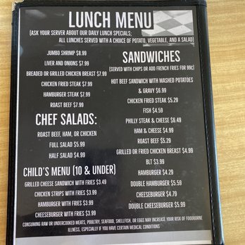 Otto's Cafe - a menu for lunch - Breakfast & Brunch Near Me - Pittsburg, Kansas