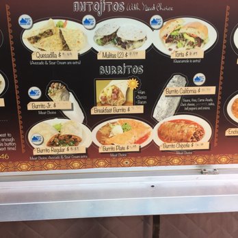 Taquitos Feliz - Menu panel - Food Trucks Near Me - Seattle, Washington