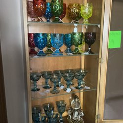 Junk and Disorderly Thrift Store - Old dishes