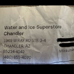 Water and Ice Chandler - Water Plus