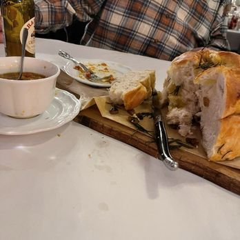 Casa Di Canzonetta - Focaccia Bread and hot peppers. Yummy! - Italian Near Me - Youngstown, Ohio