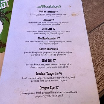 Lime in the Coconut - Mocktail menu. Reasonable prices and very good mocktails. - Japanese Near Me - Chula Vista, California Lime in the Coconut - Mocktail menu. Reasonable prices and very good mocktails. - Japanese Near Me - Chula Vista, California