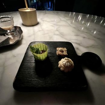 Bacchanalia - Amuse bouche of three bites - New American Near Me - Atlanta, Georgia