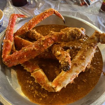 Hotspot Cajun Seafood House - King crab legs with the house specialty - Seafood Near Me - Cypress, Texas