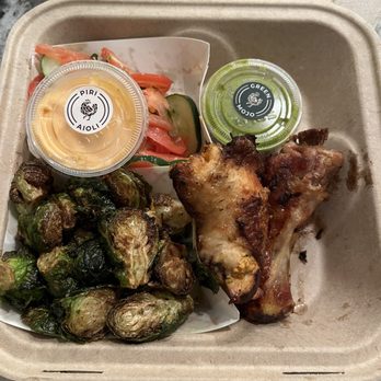 Toma Mojo Grill - Leg and Thigh Plate (to-go) - Mediterranean Near Me - Minnetonka, Minnesota Toma Mojo Grill - Leg and Thigh Plate (to-go) - Mediterranean Near Me - Minnetonka, Minnesota