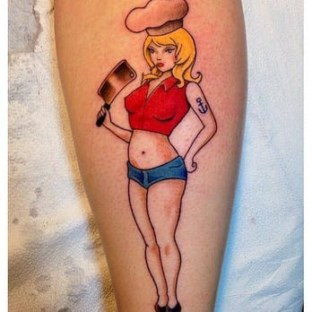 Lovecraft Tattoo - Pin up Tattoo by Christian DiMenna - Tattoo Near Me - Hamden, Connecticut Lovecraft Tattoo - Pin up Tattoo by Christian DiMenna - Tattoo Near Me - Hamden, Connecticut