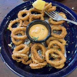 Fried Calamari appetizer used to include tents with the rings. : (