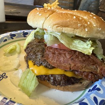 The Chuck Box - Bacon Double Cheeseburger - Burgers Near Me - Tempe, Arizona The Chuck Box - Bacon Double Cheeseburger - Burgers Near Me - Tempe, Arizona