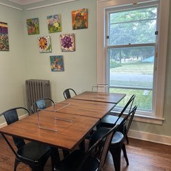 Indoor seating area