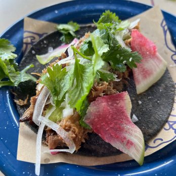 Nixta Taqueria - Duck carnitas taco - Mexican Near Me - Austin, Texas