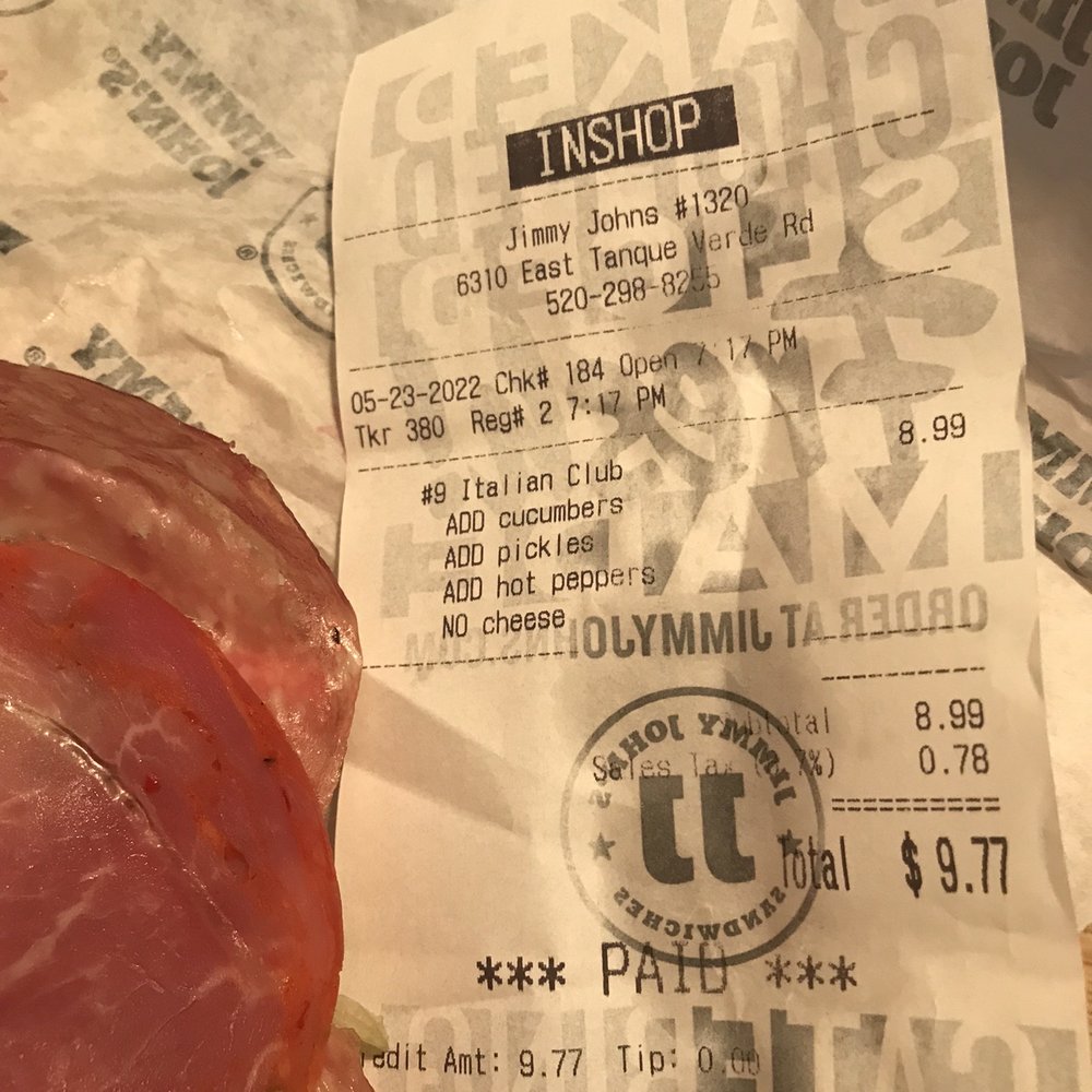 Jimmy John's - It says NO CHEESE!! - Delis Near Me - Tucson, Arizona Jimmy John's - It says NO CHEESE!! - Delis Near Me - Tucson, Arizona