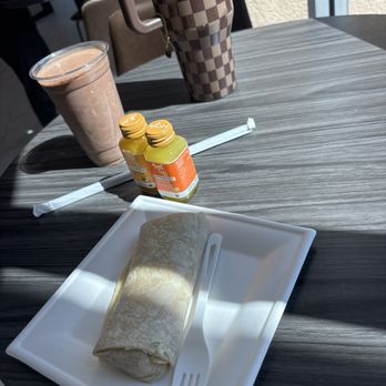 Club Studio - Cafe: breakfast burrito, Protein shake, ginger, and turmeric shots. - Gyms Near Me - Upland, California Club Studio - Cafe: breakfast burrito, Protein shake, ginger, and turmeric shots. - Gyms Near Me - Upland, California