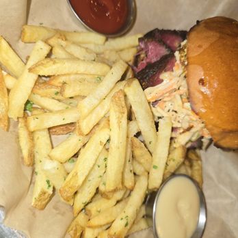38 Degrees Ale House & Grill - Pastrami sandwich with ground mustard - Pubs Near Me - Alhambra, California