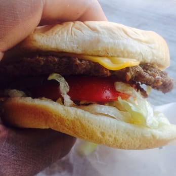 Roy's Big Burger - Cheeseburger with everything on it.  (Check out that super thin patty) - Burgers Near Me - Richmond, Virginia