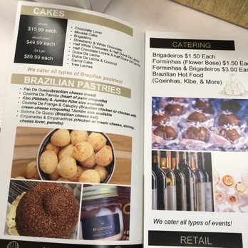 Brigadeiros Boutique - the menu and prices - Desserts Near Me - Miami Lakes, Florida