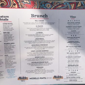 Ché - Menu - Argentine Near Me - Cincinnati, Ohio Ché - Menu - Argentine Near Me - Cincinnati, Ohio