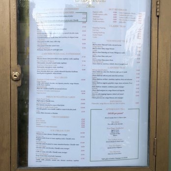 Ladurée - menu board - Delicatessen Near Me - London, XGL