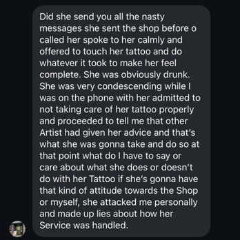 The Study Tattoo Lounge - Messages this guy sent to my bf, full of lies! - Tattoo Near Me - Boulder, Colorado The Study Tattoo Lounge - Messages this guy sent to my bf, full of lies! - Tattoo Near Me - Boulder, Colorado