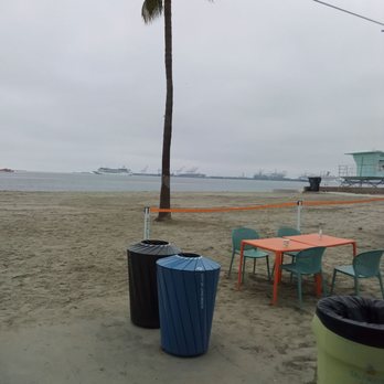 Saltwater Deck - The beach! Yes, this is actually where their tables are - New American Near Me - Long Beach, California Saltwater Deck - The beach! Yes, this is actually where their tables are - New American Near Me - Long Beach, California